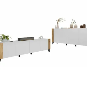 Scandinavian Choice Strontian Möbelset För Vardagsrum Scandinavian Choice White - Förvaring Extra rabatt
