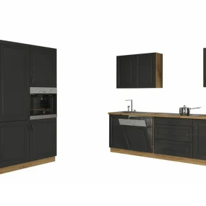 Begränsat antal Templemore Möbelset För Kök & Matplats Black/Dark Wood - Möbler