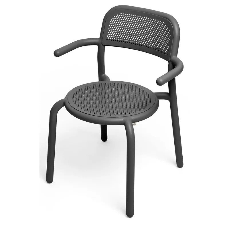 Toní  karmstol anthracite risnedsättning