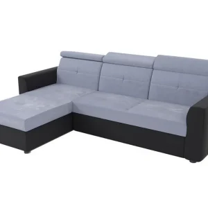 Hunglader 3-sits Hörnbäddsoffa Black - Möbler Rea