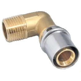 Begränsad tid Pexal Alupex-koppling press vinkel utvändig 20 mm x R15