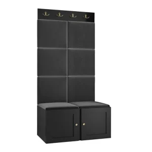 Snabb leverans Dunvegan Highboard Black - Förvaring