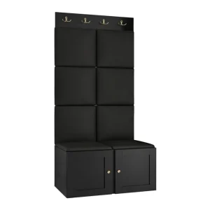 Dunvegan Highboard Black - Förvaring risnedsättning