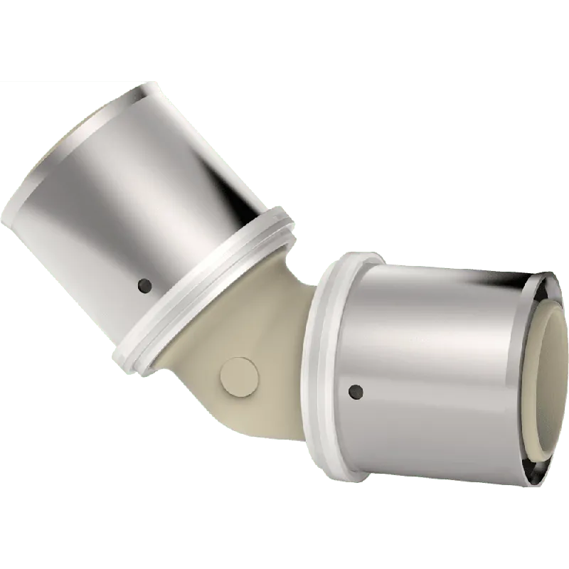 Bravo Alupex-koppling press böj 45° 50 mm Expressleverans