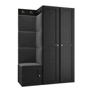 Dunvegan Highboard Black - Förvaring Rabatt