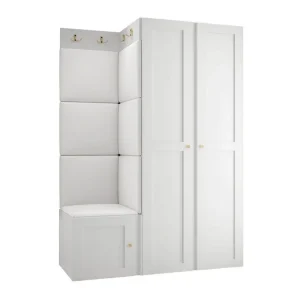 I lager Dunvegan Highboard White - Förvaring
