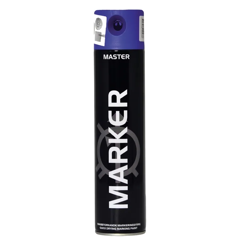 Spray master markeringsfärg blå 600 ml risnedsättning