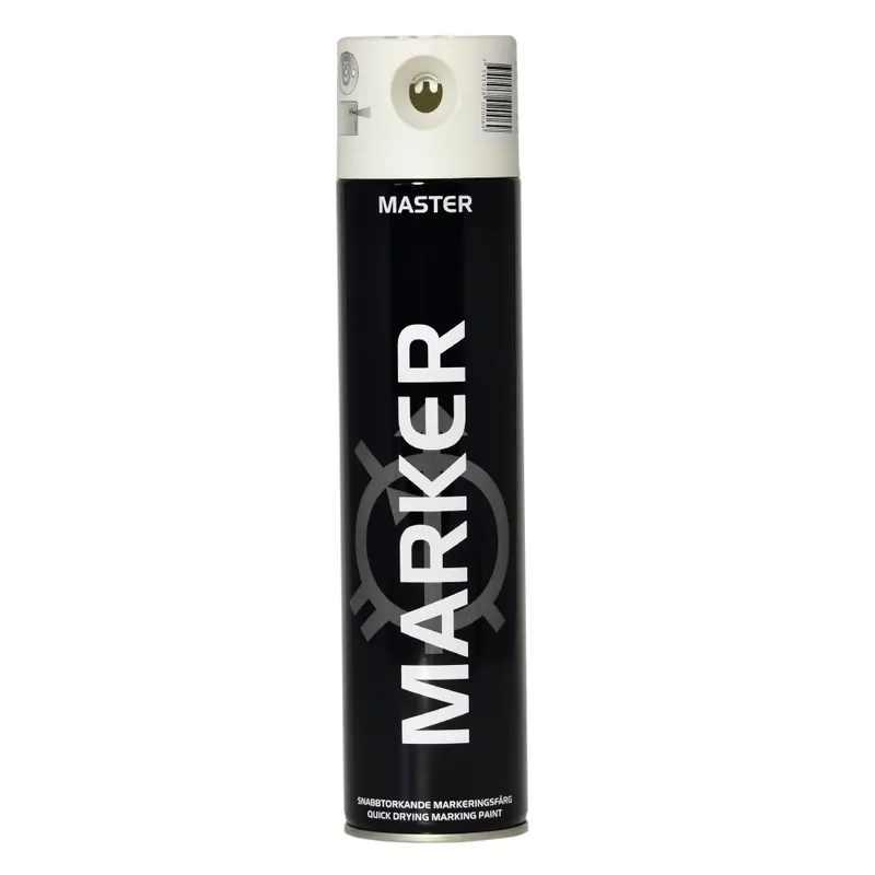 Spray master markeringsfärg vit 600 ml Erbjudandepris