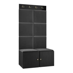 I lager Dunvegan Highboard Black - Förvaring