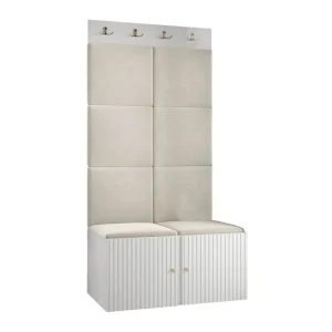 Säker betalning Dunvegan Highboard White - Förvaring