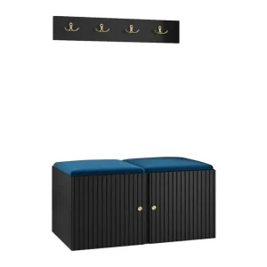 Begränsat antal Dunvegan Highboard Black - Förvaring
