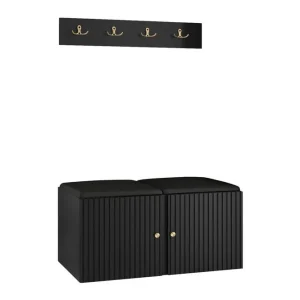 Säker betalning Dunvegan Highboard Black - Förvaring