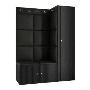 Dunvegan Highboard Black - Förvaring Snabb leverans