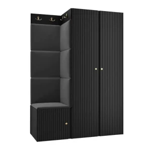 Dunvegan Highboard Black - Förvaring Kampanjpris
