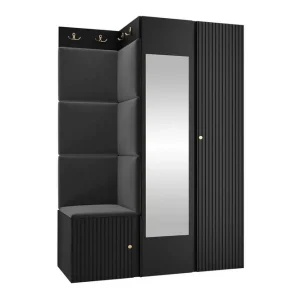 Handla nu Dunvegan Highboard Black - Förvaring