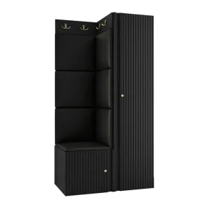 Rabatt Dunvegan Highboard Black - Förvaring