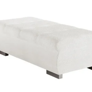 Cerys Fotpall 60 cm Vit - Möbler Begränsad tid