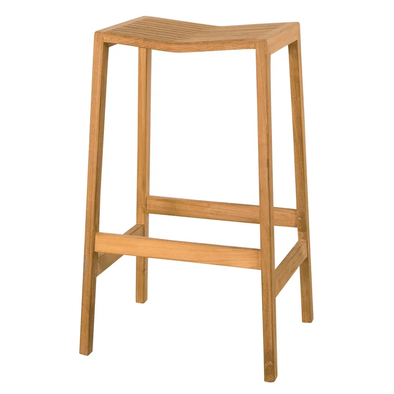 Billig Flip barpall teak