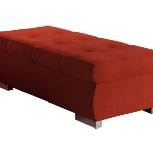 Cerys Fotpall 60 cm Röd - Möbler Utförsäljning