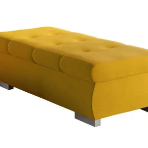 Cerys Fotpall 60 cm Gul - Möbler Extra rabatt