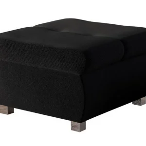 Cerys Fotpall 60 cm Svart - Möbler Outlet