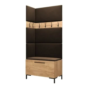 Dunvegan Hallmöbelset 84x46 cm Mörkbrun - Möbler Populärt val