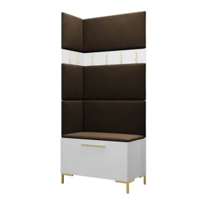 Dunvegan Hallmöbelset 84x46 cm Vit - Möbler Outlet