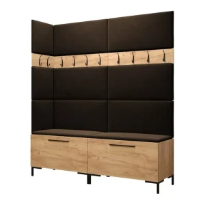 Dunvegan Hallmöbelset 168x46 cm Mörkbrun - Möbler Rabatt