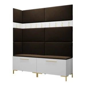 Rabatter Dunvegan Hallmöbelset 168x46 cm Vit - Möbler