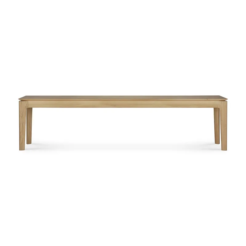 Bok Bänk Lackad teak 35x186 cm I lager