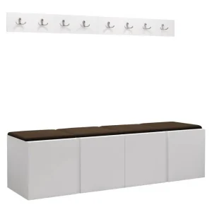 Dunvegan Highboard Vit - Förvaring I lager