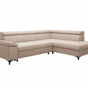 Graystone 3-sits Hörnbäddsoffa Cream - Möbler Rea