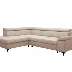 Erbjudandepris Graystone 3-sits Hörnbäddsoffa Cream - Möbler