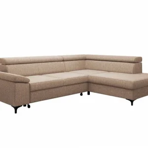Graystone 3-sits Hörnbäddsoffa Ljusbrun - Möbler Begränsad tid