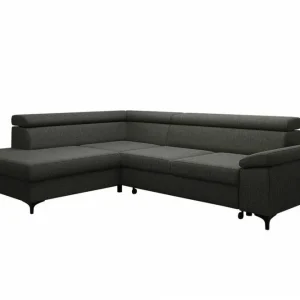 Rabatt Graystone 3-sits Hörnbäddsoffa Mörkgrå - Möbler