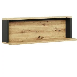 Sista chansen Rathmore Vägghylla 92x22 cm Svart - Förvaring