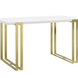 Trygg betalning Kintore Matbord 80 cm Vit - Möbler