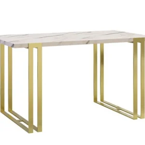 Trygg betalning Kintore Matbord 80 cm Guld - Möbler