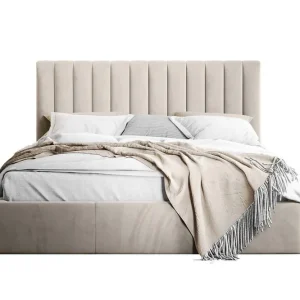 Expressleverans Derry Sängram med Förvaring 180x200 cm Beige / Ljus - Möbler