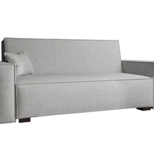 Denegal 2-sits liten bäddsoffa i Tyg Grå - Möbler Outlet