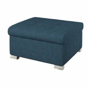 Bästa pris Trefor Fotpall 68 cm Blå - Möbler
