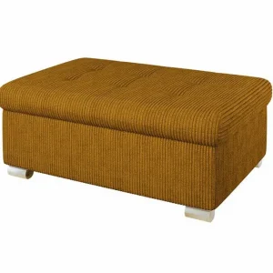 Nedsatt pris Trefor Fotpall 70 cm Gul - Möbler