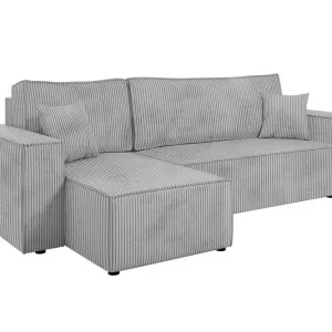 Magston 3-sits Hörnbäddsoffa Ljusgrå - Möbler Fri frakt