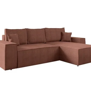 Extra rabatt Knocklong 3-sits Hörnbäddsoffa Rosa - Möbler