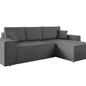 Reapris Knocklong 3-sits Hörnbäddsoffa Mörkgrå - Möbler