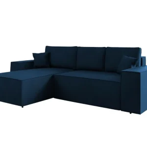 Bästa pris Knocklong 3-sits Hörnbäddsoffa Blå - Möbler