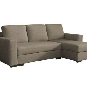 Denegal 3-sits Hörnbäddsoffa Ljusbrun - Möbler Fri frakt