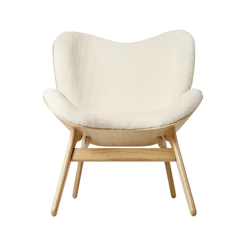 A Conversation Piece Loungestol Oak/Teddy White Populärt val