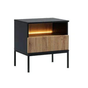 Premium Scandinavian Choice Klinkerville Sängbord 54 cm Svart - Möbler