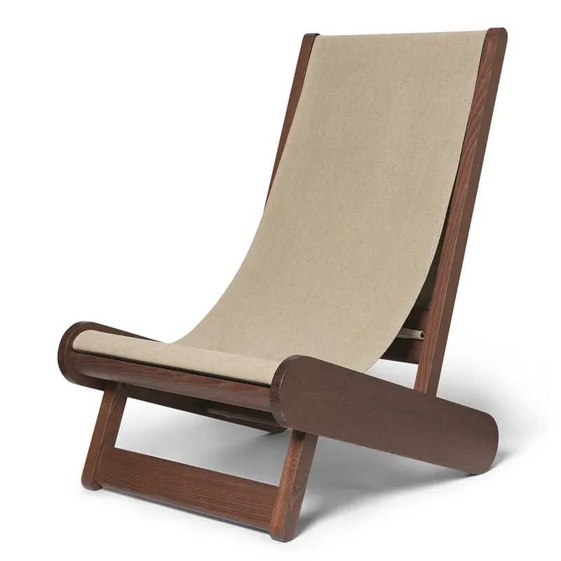 Begränsat antal Hemi Lounge Stol - Dark Stained/Natural